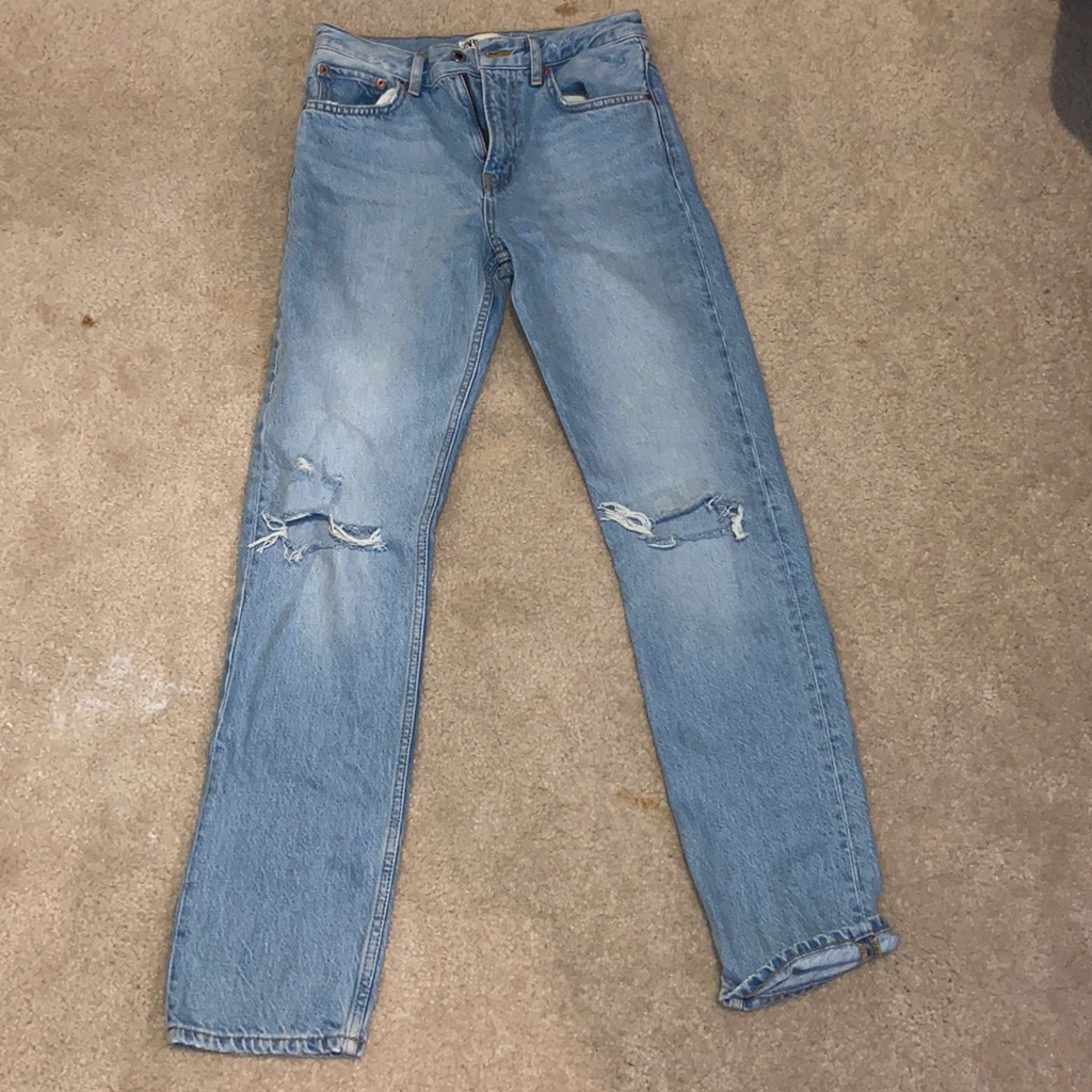 Zara Straight Full Length Jeans